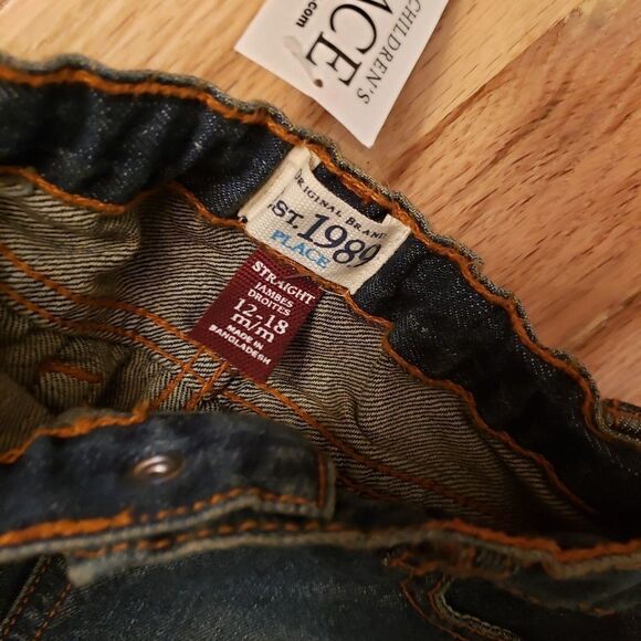 NWT Children's Place Dark Denim Jeans - Picture 4 of 7